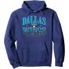 WNBA Dallas Wings Courtside Pullover Hoodie(Navy Blue)