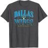 WNBA Dallas Wings Courtside T-Shirt(Dark Heather Grey)
