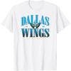 WNBA Dallas Wings Courtside T-Shirt(White)