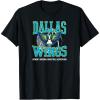 WNBA Dallas Wings Home Court Game Day T-Shirt(Black)