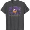 WNBA Los Angeles Sparks Courtside T-Shirt(Dark Heather Grey)