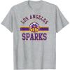WNBA Los Angeles Sparks Downtown T-Shirt(Heather Grey)