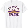 WNBA Los Angeles Sparks Downtown T-Shirt(White)