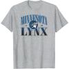 WNBA Minnesota Lynx Courtside T-Shirt(Heather Grey)