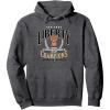 WNBA New York Liberty Commissioner’s Cup Crown Affair Pullover Hoodie(Dark Heather Grey)