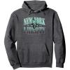 WNBA New York Liberty Courtside Pullover Hoodie(Dark Heather Grey)