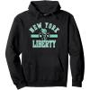 WNBA New York Liberty Downtown Pullover Hoodie(Black)