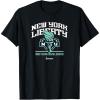 WNBA New York Liberty Jump Start T-Shirt(Black)