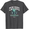 WNBA New York Liberty Jump Start T-Shirt(Dark Heather Grey)