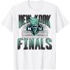 WNBA New York Liberty Time to Shine Finals Game Day T-Shirt(White)