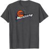 WNBA Phoenix Mercury Fan Base T-Shirt(Dark Heather Grey)