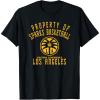 WNBA Property Of Los Angeles Sparks Licensed T-Shirt(Black)