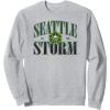 WNBA Seattle Storm Courtside Sweatshirt(Heather Grey)