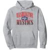 WNBA Washington Mystics Courtside Pullover Hoodie(Heather Grey)