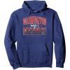 WNBA Washington Mystics Courtside Pullover Hoodie(Navy Blue)