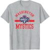 WNBA Washington Mystics Downtown T-Shirt(Heather Grey)