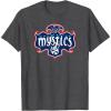 WNBA Washington Mystics Fan Base T-Shirt(Dark Heather Grey)