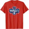 WNBA Washington Mystics Fan Base T-Shirt(Red)