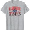 WNBA Washington MysticsCourtside T-Shirt(Heather Grey)
