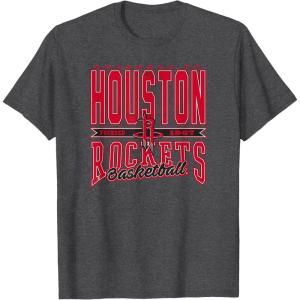 NBA Houston Rockets Nonstop Action T-Shirt(Dark Heather Grey)