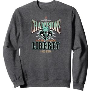 New York Liberty Commissioner’s Cup Champions Leaderboard Sweatshirt(Dark Heather Grey)