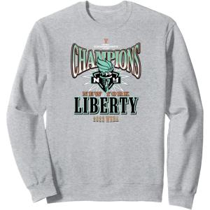 New York Liberty Commissioner’s Cup Champions Leaderboard Sweatshirt(Heather Grey)