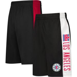 Ultra Game Men’s NBA Official Mesh Basketball Shorts(Los Angeles Clippers)
