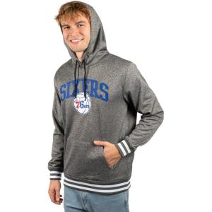 Ultra Game Men’s NBA Official Premium Quality MVP Hoodie Sweatshirt(Heather Charcoal)