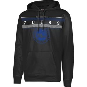 Ultra Game Men’s NBA Official Super Soft Midtown Hoodie Sweatshirt(Black)