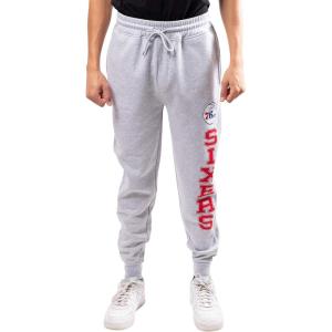 Ultra Game Men’s NBA Official Super Soft Team Jogger Sweatpants(Heather Charcoal)