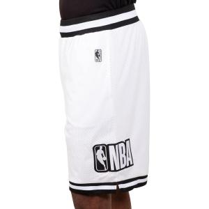 Ultra Game NBA mens Chrome Basketball Shorts(White)