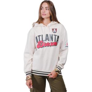 Ultra Game WNBA unisex-adult Wnba Official Super Soft Kaleido Hoodie Sweatshirt(White)