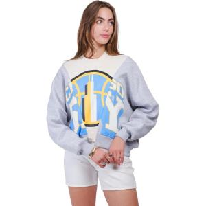 Ultra Game WNBA womens Wnba Official Super Soft Showtime Crew Sweatshirt(Heather Gray)