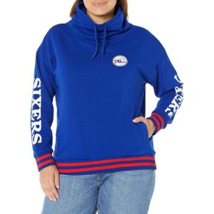 Ultra Game Women’s NBA Official Fleece Hoodie Pullover Sweatshirt Funnel Neck(Team Color)