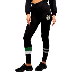 Ultra Game Women’s NBA Official Leggings Perimeter Fitness Sport Yoga Pants(Milwaukee Bucks)