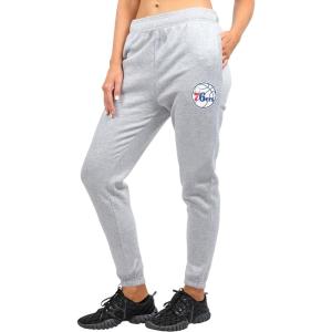 Ultra Game Women’s NBA Official Relax Fit Jogger(Heather Gray 19)