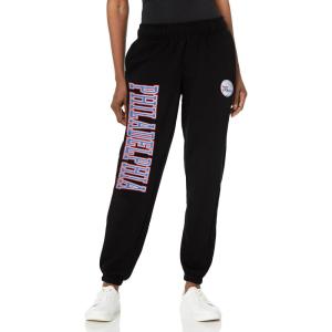 Ultra Game Women’s NBA Official Super Soft Active Fleece Sweatpants Joggers(Black)
