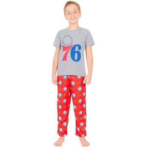 Ultra Game Youth NBA Official 2-Piece PJs Lounge Pants & Tee Set(Boy Sizes)