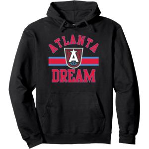 WNBA Atlanta Dream Downtown Pullover Hoodie(Black)
