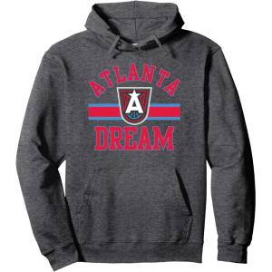 WNBA Atlanta Dream Downtown Pullover Hoodie(Dark Heather Grey)