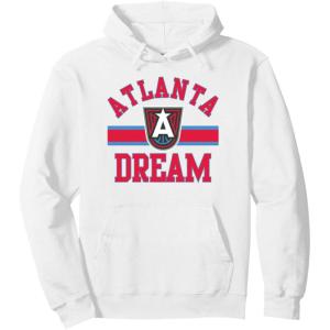 WNBA Atlanta Dream Downtown Pullover Hoodie(White)