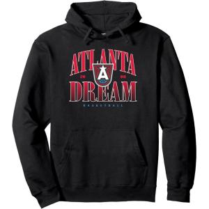 WNBA Atlanta Dream Pullover Hoodie(Black)