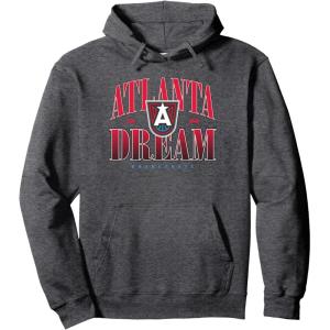 WNBA Atlanta Dream Pullover Hoodie(Dark Heather Grey)