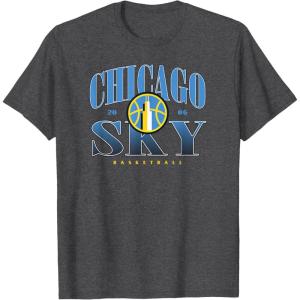 WNBA Chicago Sky Courtside T-Shirt(Dark Heather Grey)