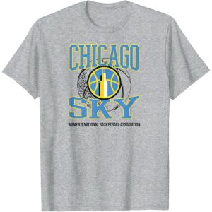 WNBA Chicago Sky Home Court T-Shirt(Heather Grey)