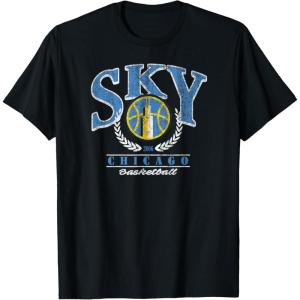 WNBA Chicago Sky Top Class Out Of Bounds T-Shirt(Black)