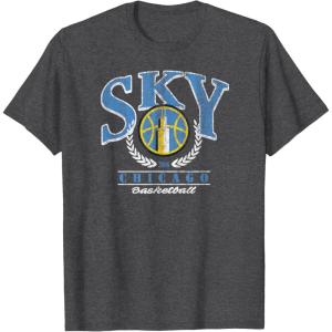 WNBA Chicago Sky Top Class Out Of Bounds T-Shirt(Dark Heather Grey)
