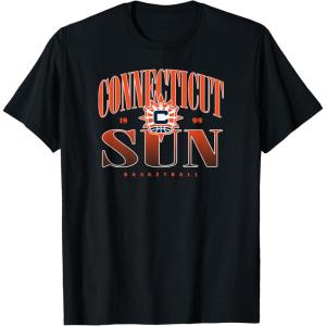 WNBA Connecticut Sun Courtside T-Shirt(Black)