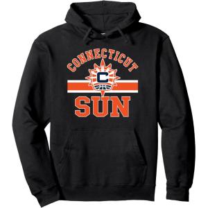 WNBA Connecticut Sun Downtown Pullover Hoodie(Black)