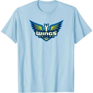 WNBA Dallas Wings Fan Base T-Shirt(Baby Blue)